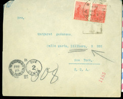 TAXE * PORT BELAST * POSTSTUK Uit 1914 Van MENDOZA ARGENTINIE Naar NEW YORK USA   (11.850) - Covers & Documents