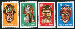 ROMANIA 1969 Masks MNH / **.  Michel 2804-07 - Unused Stamps