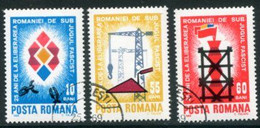 ROMANIA 1969 Overthrow Of Fascist Regime Used.  Michel 2786-88 - Usati