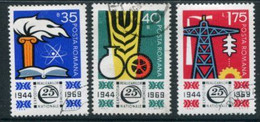 ROMANIA 1969 Industrial Development Used.  Michel 2783-85 - Usati