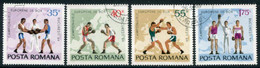 ROMANIA 1969 European Boxing Championship Used  Michel 2767-70 - Oblitérés