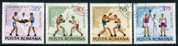 ROMANIA 1969 European Boxing Championship Used  Michel 2767-70 - Usati