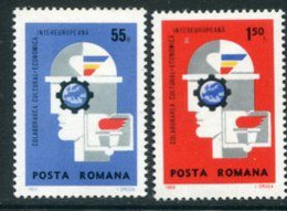 ROMANIA 1969 INTEREUROPA MNH / **  Michel 2764-65 - Nuevos