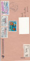 NOUVELLE CALEDONIE LETTRE RECOMMANDEE NOUMEA 1982 THEME BATEAUX - Covers & Documents