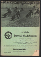 Grasbahnrennen Vilstal 1974 , Exing , Speedway , Programmheft / Programm / Rennprogramm !!! - Motos