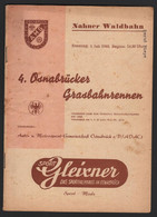 Grasbahnrennen Osnabrück 3.07.1960 , Speedway , Programmheft / Programm / Rennprogramm !!! - Motos