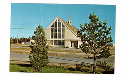 GANDER, Newfoundland, Canada, St. Martin's Anglican Church, Old Chrome Postcard - Sonstige & Ohne Zuordnung