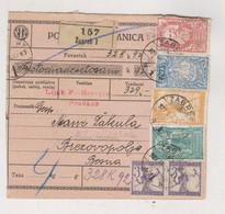 SLOVENIA, SHS  CROATIA ZAGREB 1920  Nice Parcel Card - Slovenië