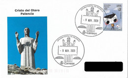 SPAIN. POSTMARK OTERO CHRIST. PALENCIA 2020 - Sonstige & Ohne Zuordnung