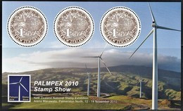 2010 New Zealand PALMPEX: Round Kiwi Minisheet (** / MNH / UMM) - Kiwis