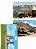 3 Different, ST. JOHN'S, Newfoundland, Canada, Old 4X6 Chrome Postcards - St. John's