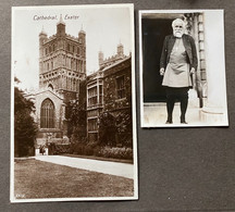 Exeter Cathedral/ With A Photo Of The ,Cathedral-Guardian‘? Ca. 1930 - Exeter