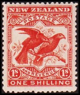 1898. New Zealand.  Landscapes And Birds ONE SHILLING.  Hinged. (MICHEL 76) - JF410344 - Ungebraucht