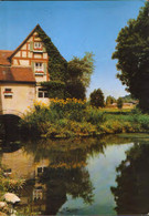Germany - Postcard Used, Written - Feuchtwangen -  Old Town Mill - 2/scans - Feuchtwangen