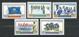 Barbados 2004 The 100th Ann. Of The Cadet Corps.Map Reading.music,boat,Coat Of Arms,The Soldier Band, MNH - Barbados (1966-...)