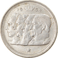 Monnaie, Belgique, 100 Francs, 100 Frank, 1954, TTB+, Argent, KM:138.1 - 100 Francs