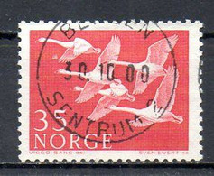 NORVEGE. N°371 Oblitéré De 1956. Cygnes/Emission Commune. - Cygnes