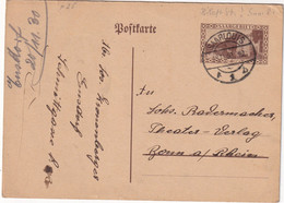 SAARGEBIET 1930    ENTIER POSTAL/GANZSACHE/POSTAL STATIONARY CARTE DE SAARLOUIS - Ganzsachen