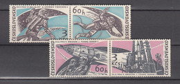 Czechoslovakia 1965-2x2V,space,aerospace,ruimtevaart,luft Und Raumfahrt,de L'aérospatiale,MNH/Postfris(L3536) - North  America