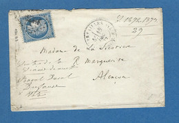 LETTRE VERSAILLES N° 60 OBL ASNA 1872 - 1849-1876: Période Classique