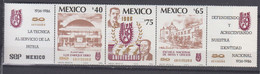 MEXIQUE     1986    N °  1144 / 1146      ( Neufs Sans Charniers )    COTE    10 € 00 - México