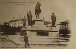 Corse Ajaccio (20-2A) Statue De Napoleon Ier Et De Ses 4 Freres Ca 1900 - Ajaccio