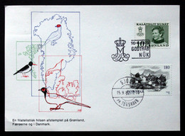 Greenland 1982 Cards  Denmark ( Lot 417 ) - Briefe U. Dokumente