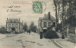 Moulins La Marche Entrée De La Ville Par Rte De Mortagne - Moulins La Marche