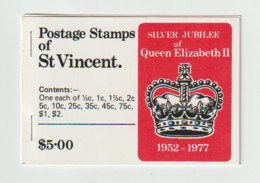 (D213) St. Vincent Silver Jubilee Booklet 1977 MNH - St.Vincent (1979-...)