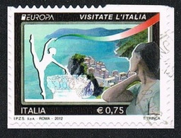 2012 - ITALIA / ITALY - EUROPA CEPT - VISITATE L'ITALIA / VISIT ITALY. USATO - 2012