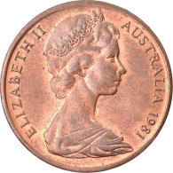 Monnaie, Australie, Elizabeth II, 2 Cents, 1981, Melbourne, TTB, Bronze, KM:63 - Victoria