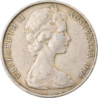 Monnaie, Australie, Elizabeth II, 20 Cents, 1966, Melbourne, TTB, Copper-nickel - Victoria