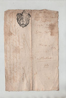 1764 Capitan Laboureur Rochefort Duchesne Parissieu Belley Mottet Procureur Acte Notarié - Manuscrits