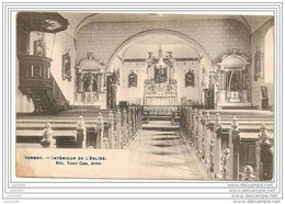 TORGNY ..-- Intérieur De L' Eglise . 1910  Vers METZERT ( Melle Lydia RATHS ) .  Voir Verso . - Rouvroy