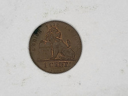 MONNAIE COIN BELGIQUE BELGIE BELGIUM 1 CENTIME ALBERT 1ER 1912 RELIEF QUALITE PATINE - 1 Cent