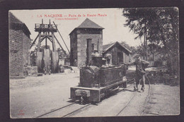 CPA [58] Nièvre La Machine Mine Circulé Chemin De Fer - La Machine