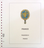 Lindner :Set De Feuilles Préimprimées Format T (18 Trous) France 1977-1983 Réf T132-77 - Non Classificati