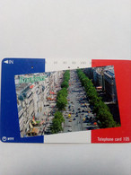 JAPON PARIS CHAMPS ELYSEES FRENCH FLAG N° 331-085  50U UT - Kultur