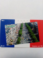 JAPON PARIS CHAMPS ELYSEES FRENCH FLAG N° 331-085  50U UT - Culture