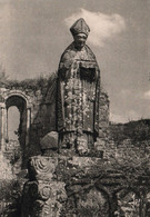 4422  Carte Postale ABBAYE De LANDEVENNEC Statue De Saint Guénolé   XIe Siècle                29 Finistère - Landévennec