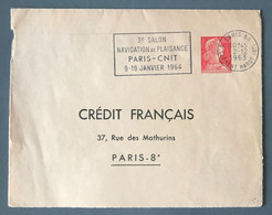 France, Entier Enveloppe Muller 0,25c. - Repiquage Crédit Français - (B2778) - Bigewerkte Envelop  (voor 1995)