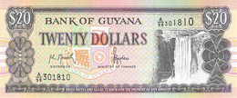 Twenty (20) Dollar Guyans UNC (I) - Guyana