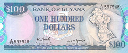 One Hundred (100) Dollar Guyans UNC (I) - Guyana