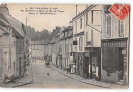 CPA 78 Jouy En Josas Rue Oberkampf Et Hotel De L'Ecu De France Maison Chamoreau - Jouy En Josas