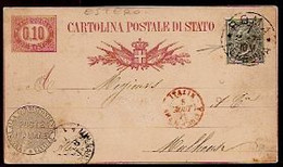 F3764  - CARTOLINA POSTALE PER ESTERO - Stamped Stationery