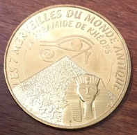 13 AUBAGNE LA PYRAMIDE DE KHÉOPS MDP 2015 MEDAILLE MONNAIE DE PARIS JETON TOURISTIQUE MEDALS COINS TOKENS - 2015