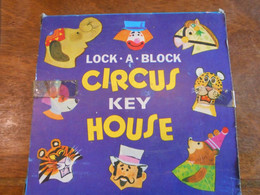 Casse Tête LOCK A BLOCK Circus Key House (anglais) Année 50/60 - Acertijos