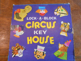 Casse Tête LOCK A BLOCK Circus Key House (anglais) Année 50/60 - Brain Teasers, Brain Games