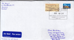 8137FM- COPPER MINE RIVER, LANDSCAPE, STAMPS ON COVER, 2020, CANADA - Brieven En Documenten