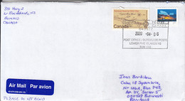 8137FM- COPPER MINE RIVER, LANDSCAPE, STAMPS ON COVER, 2020, CANADA - Lettres & Documents